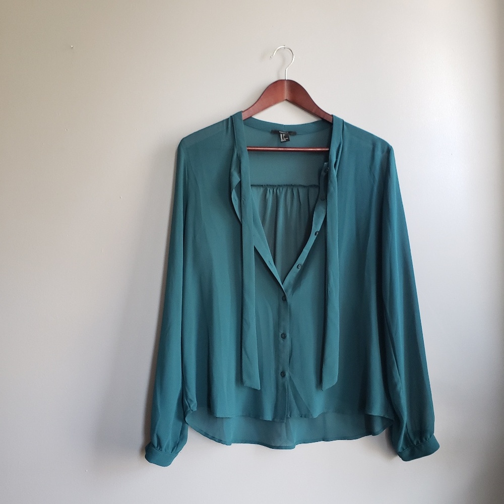 Teal Blouse Size 12